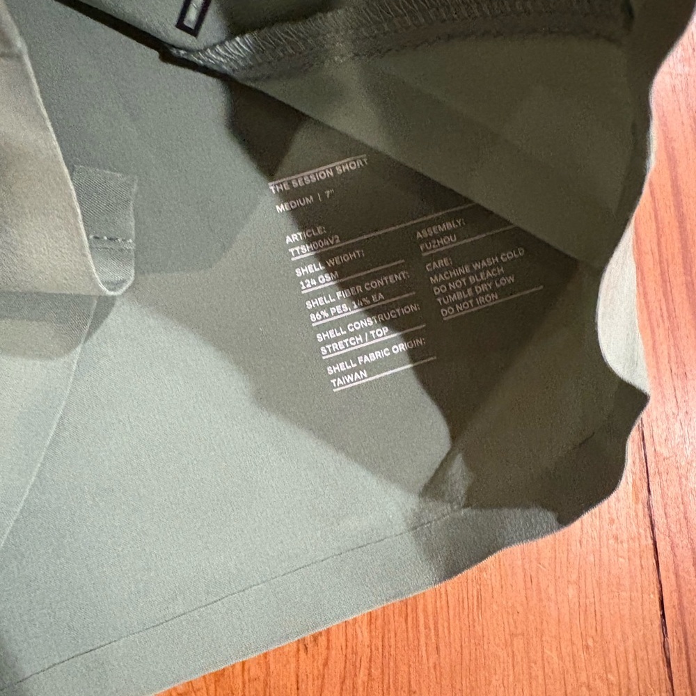 Ten Thousand Men 7in Session UnLiner Active Shorts Workout Hedgegreen Medium - Picture 4 of 5
